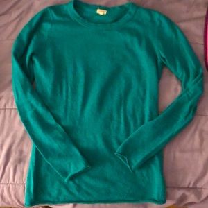 Green J Crew sweater, XS